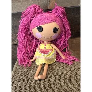 Lalaloopsy Crumbs Sugar Cookie Full Size 12" MGA Doll 2013 Pink Loopy Yarn Hair